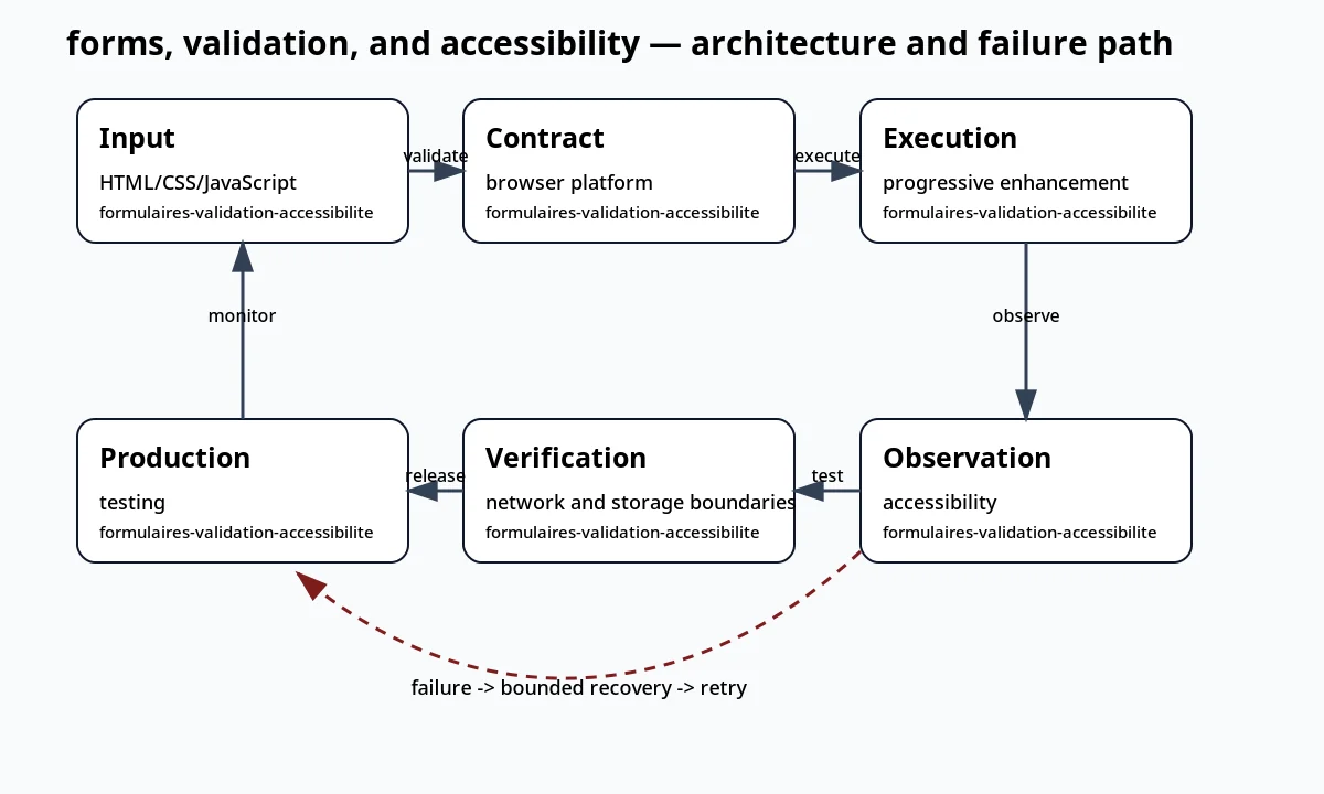 لقطة سياقية حول النماذج والتحقق وإتاحة الوصول تعرض architecture and failure path والعقد والفحوص والحالة المرتبطة.