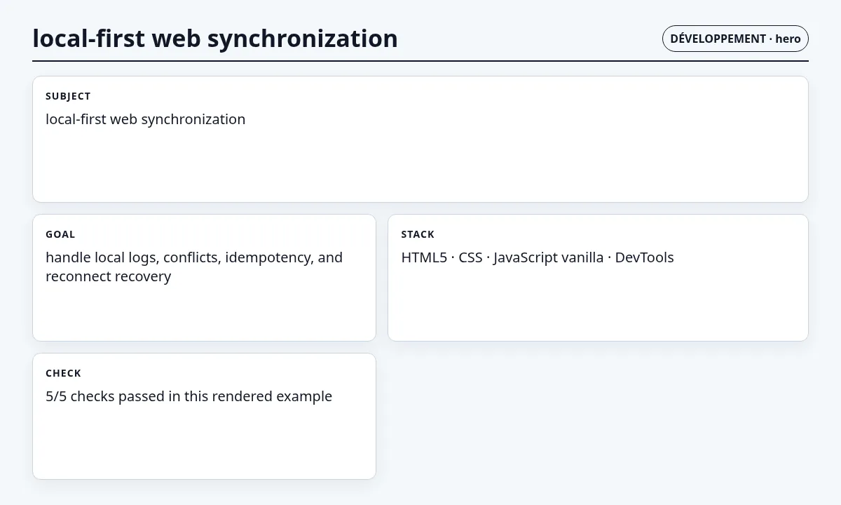 دليل تطبيقي: مزامنة Web بمنهج local-first