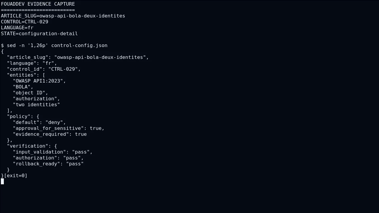 État technique de BOLA pour OWASP API : tester BOLA avec deux identités plutôt qu’avec des suppositions