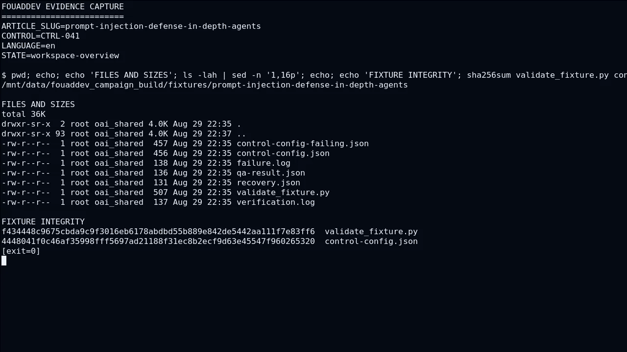Prompt injection defense in depth for tool-using agents