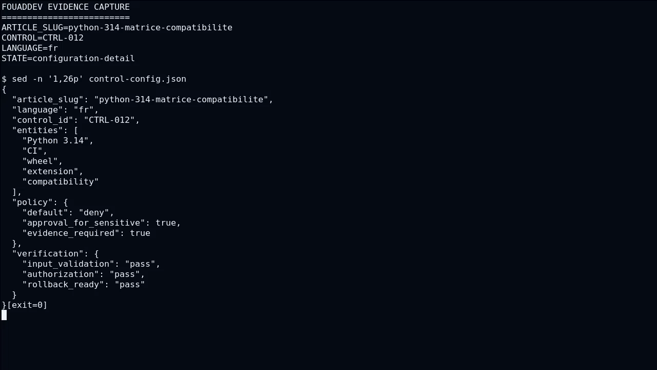 État technique de CI pour Python 3.14 : construire une matrice de compatibilité réellement exploitable