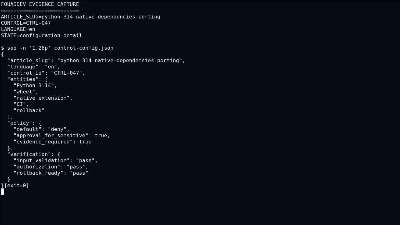 Technical state of wheel for Python 3.14 porting checklist for services with native dependencies