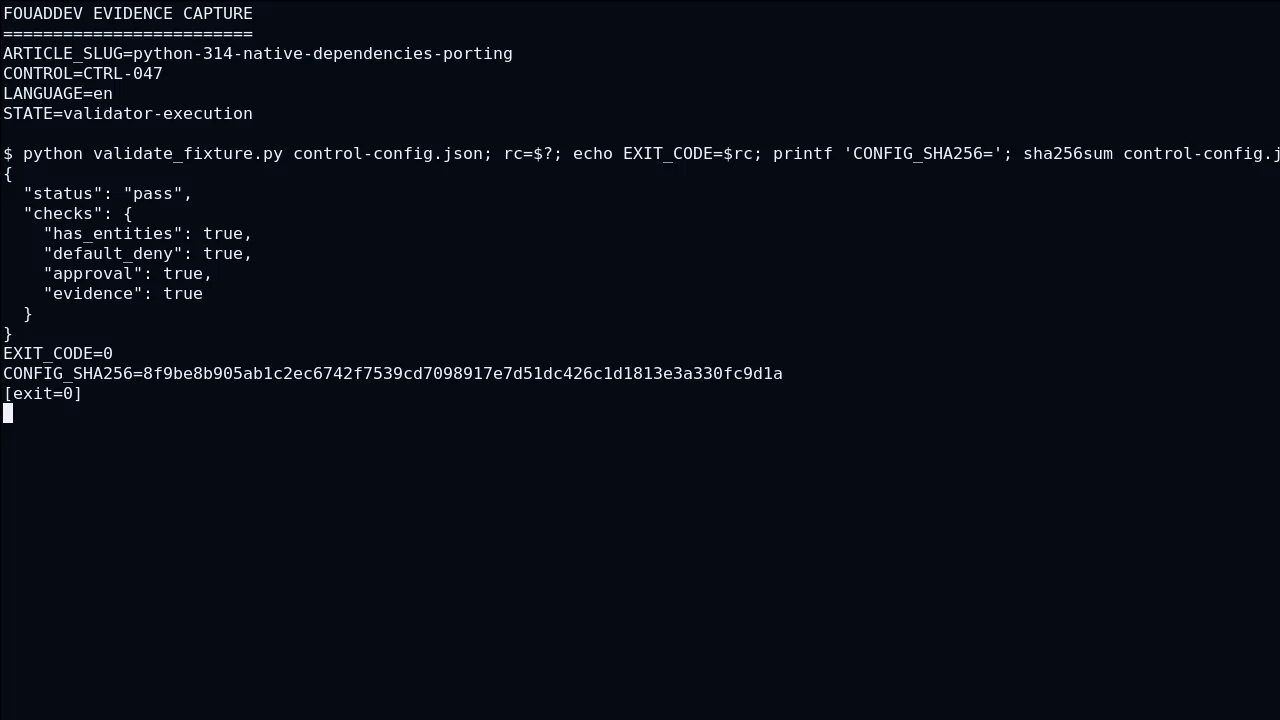 Technical state of native extension for Python 3.14 porting checklist for services with native dependencies