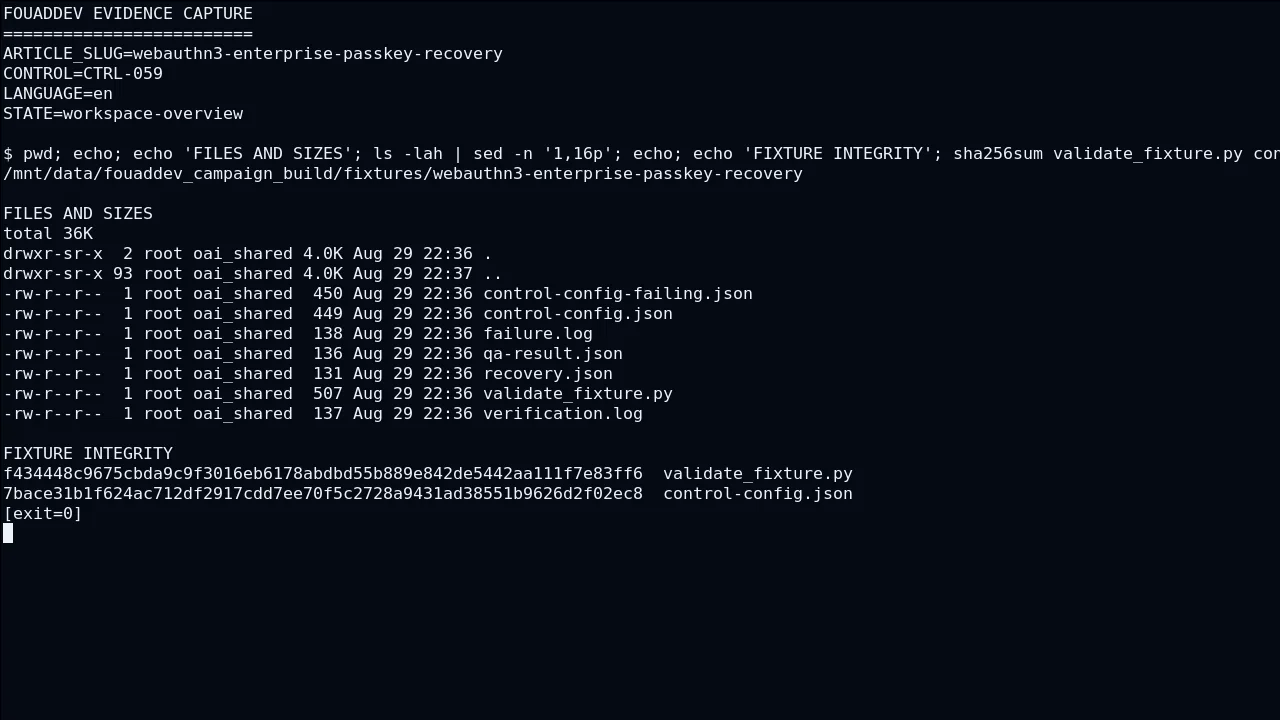 WebAuthn Level 3 for enterprise passkeys: recovery is part of authentication
